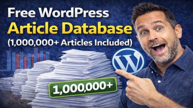 Free WordPress Article Database (1,000,000+ Articles Included)