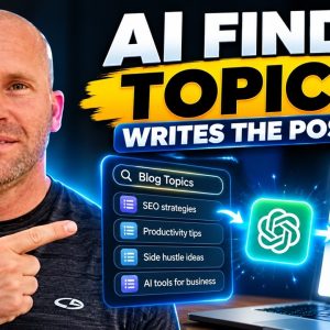 How to Find Blog Topics With AI and Automatically Write the Articles